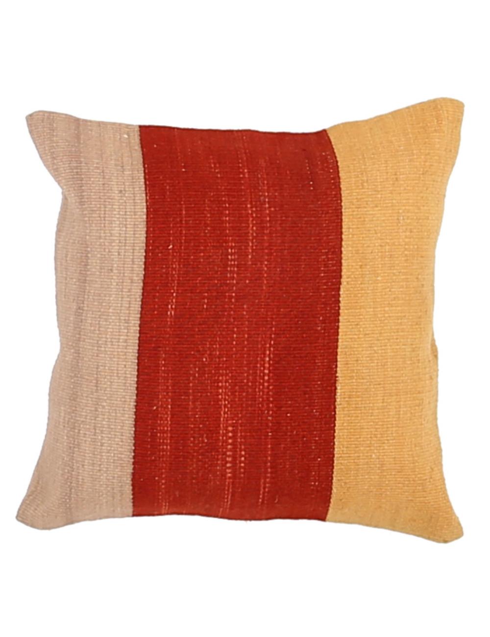 Afghan Tribal Pillow 1' 5" x 1' 5" Hand-Woven