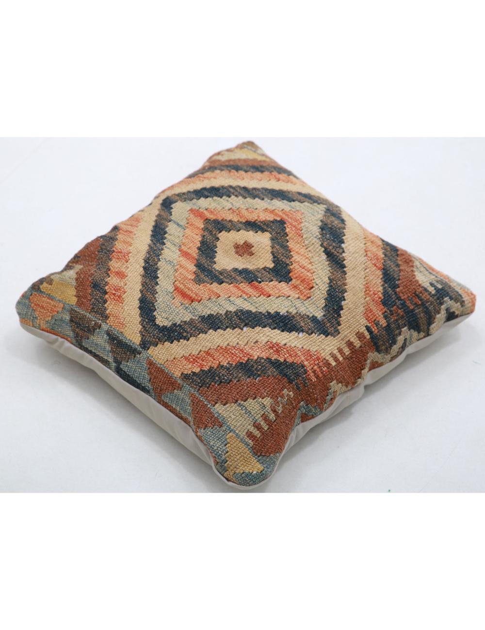 Afghan Tribal Pillow 1' 5" x 1' 5" Hand-Woven view
