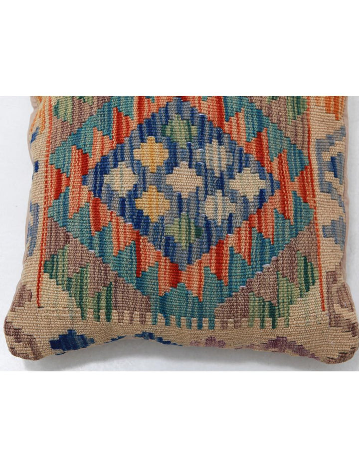 Afghan Tribal Pillow 1' 5" x 1' 5" Hand-Woven view