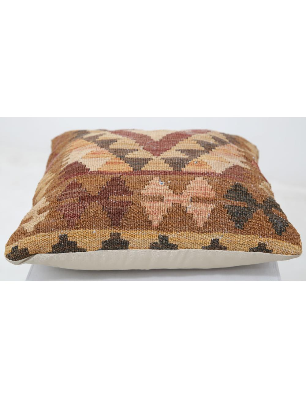 Afghan Tribal Pillow 1' 5" x 1' 5" Hand-Woven view