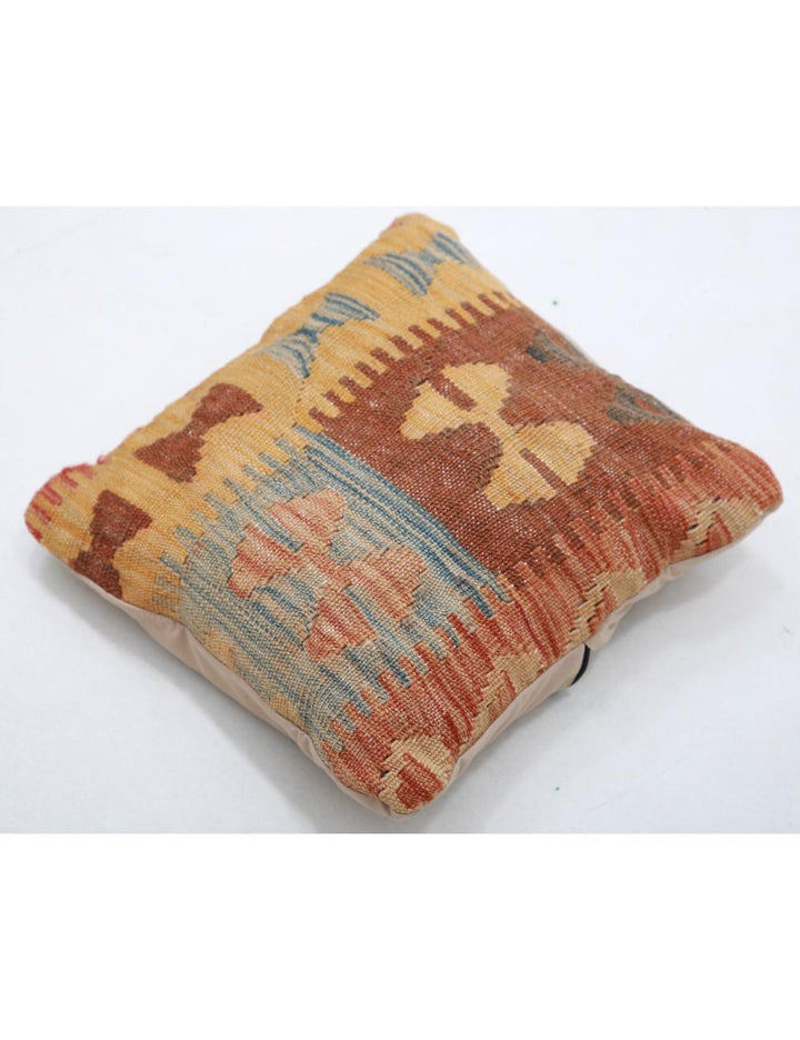 Afghan Tribal Pillow 1' 5" x 1' 5" Hand-Woven view