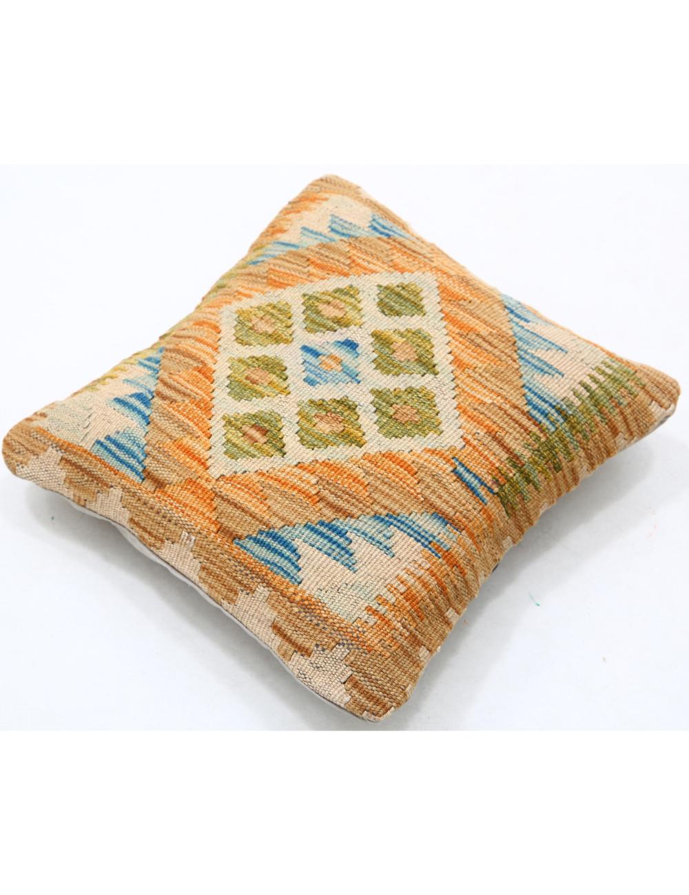 Hand Woven Tribal  Wool Pillow 1' 5" x 1' 5" - No. AT19537