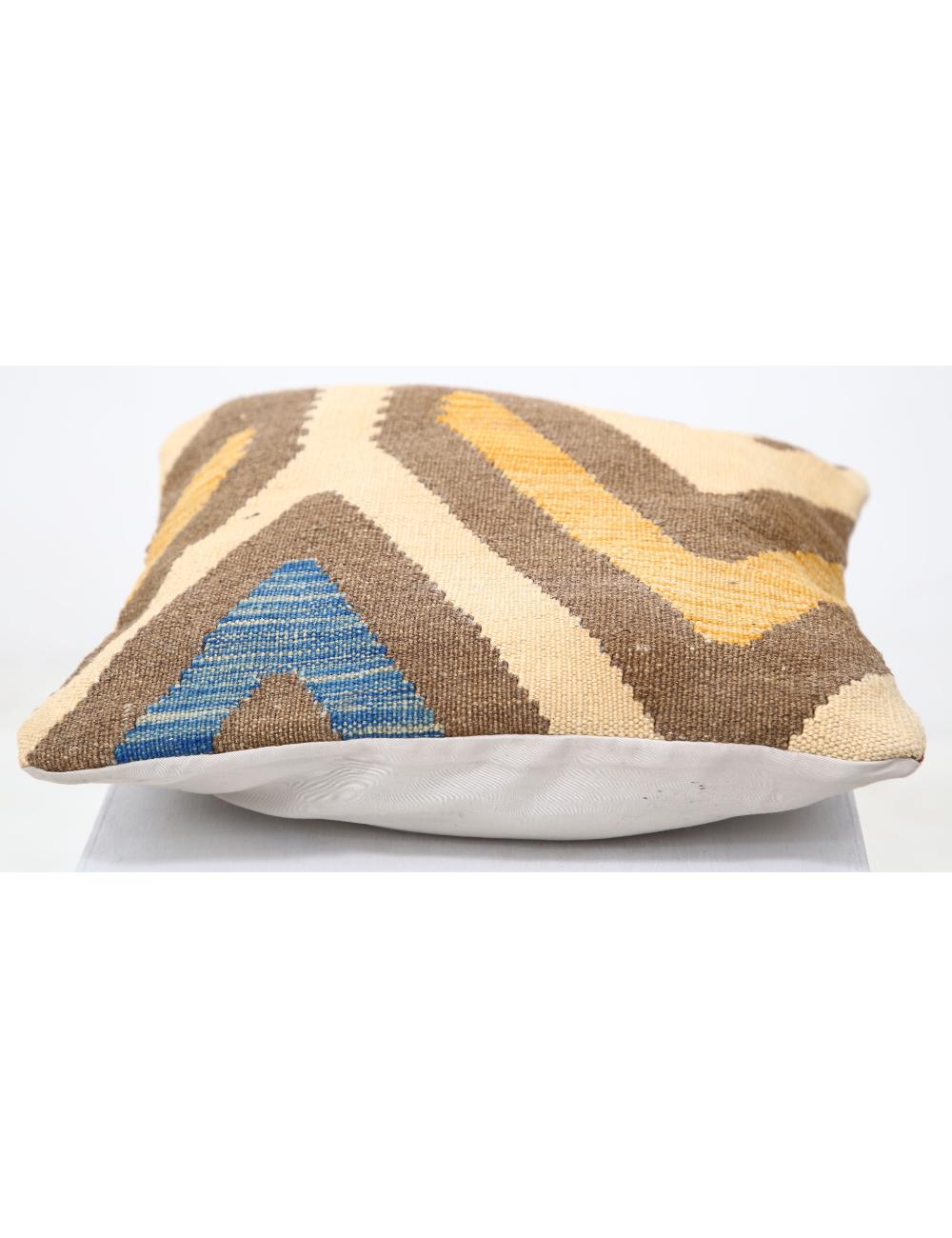 Afghan Tribal Pillow 1' 5" x 1' 5" Hand-Woven view