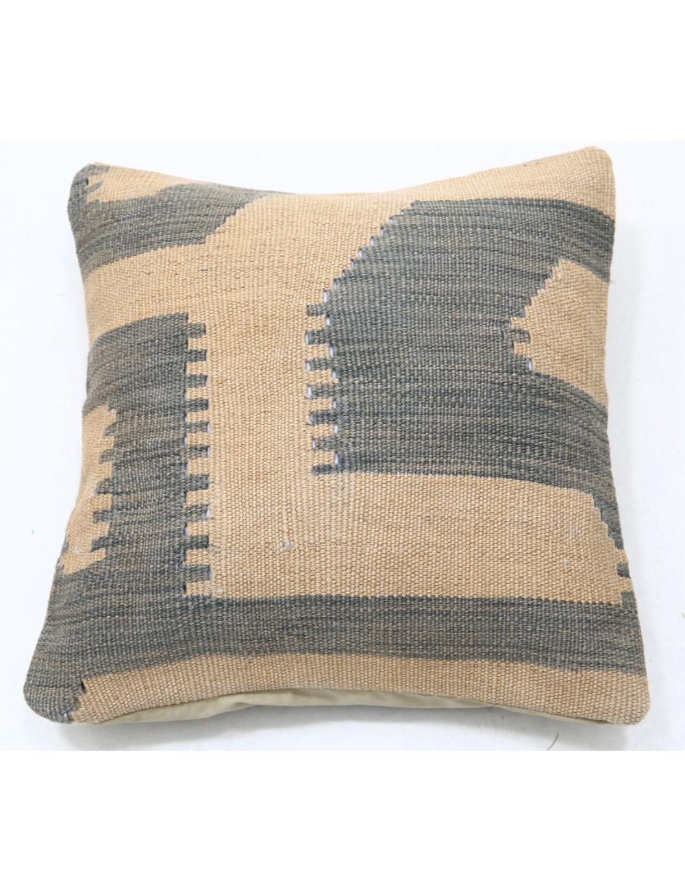 Afghan Tribal Pillow 1' 5" x 1' 5" Hand-Woven