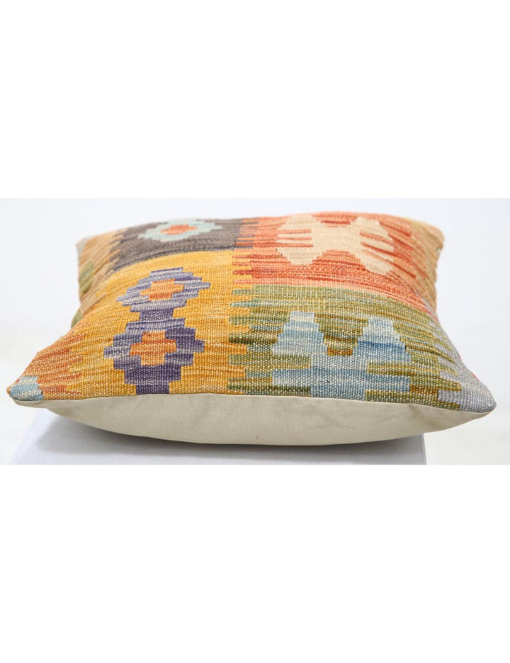 Afghan Tribal Pillow 1' 5" x 1' 5" Hand-Woven view