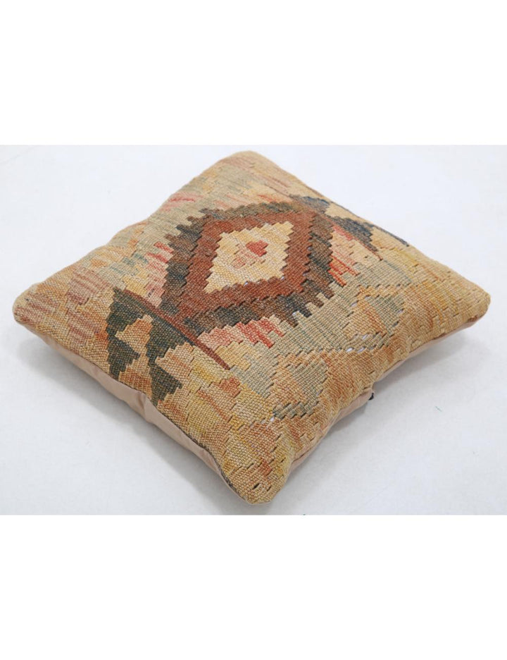 Afghan Tribal Pillow 1' 5" x 1' 5" Hand-Woven view