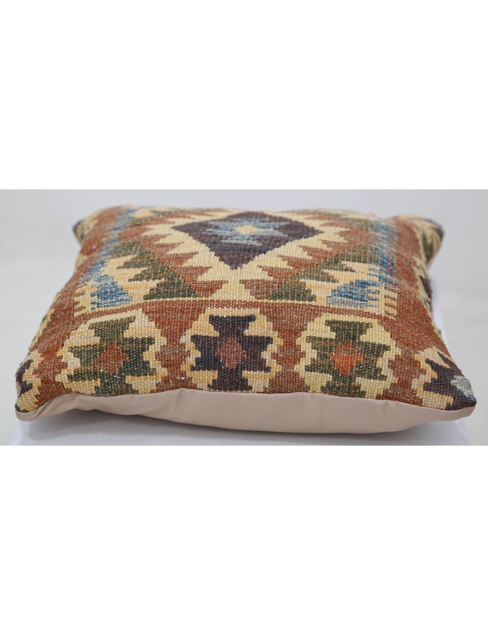 Afghan Tribal Rug 1' 5" x 1' 5" Hand-Woven detail