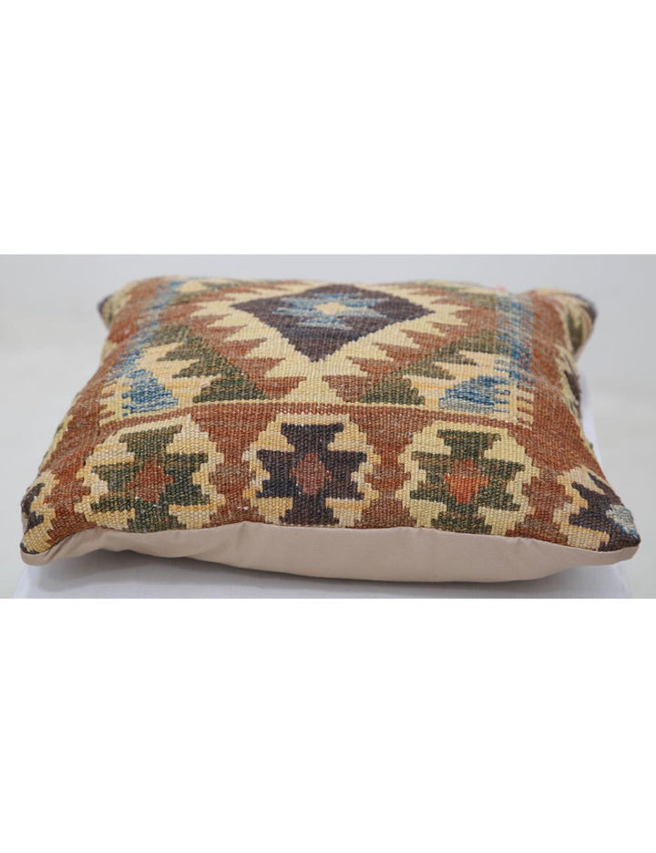 Afghan Tribal Rug 1' 5" x 1' 5" Hand-Woven detail