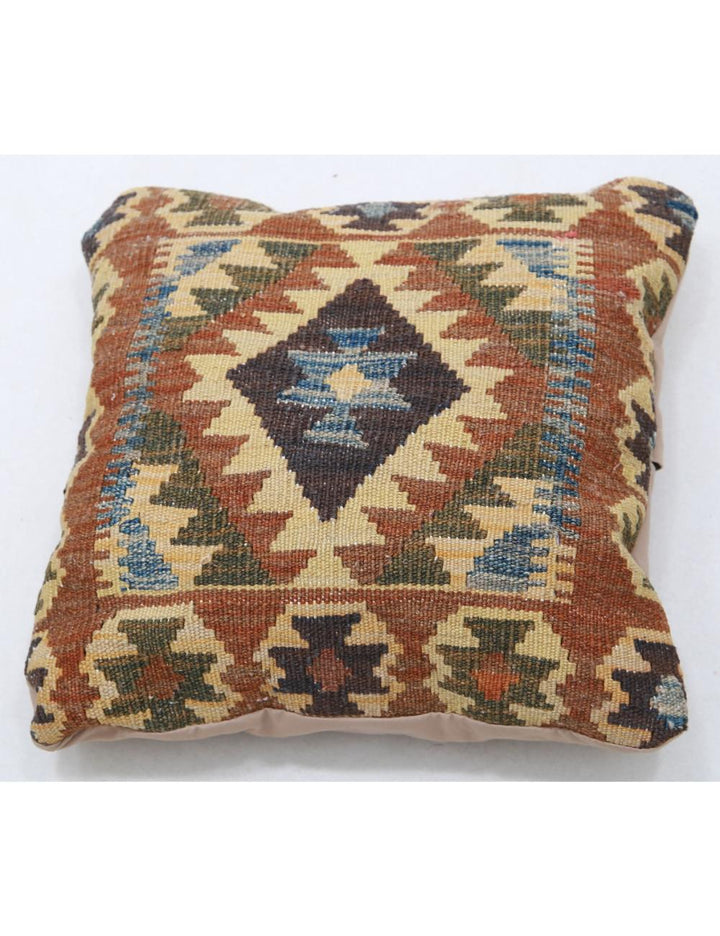 Afghan Tribal Rug 1' 5" x 1' 5" Hand-Woven