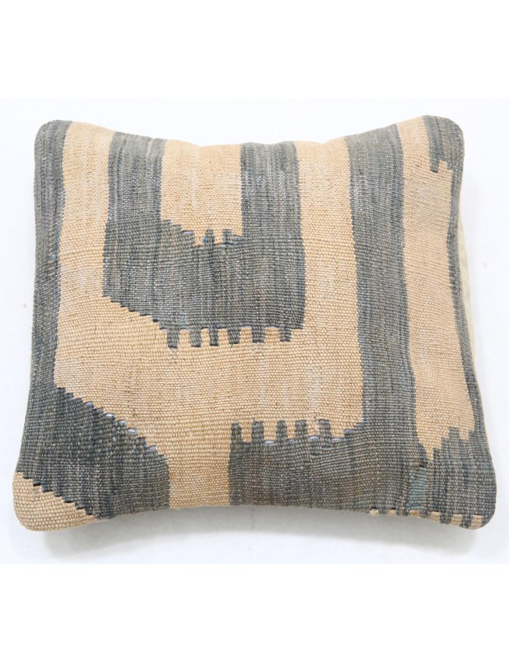 Afghan Tribal Pillow 1' 5" x 1' 5" Hand-Woven
