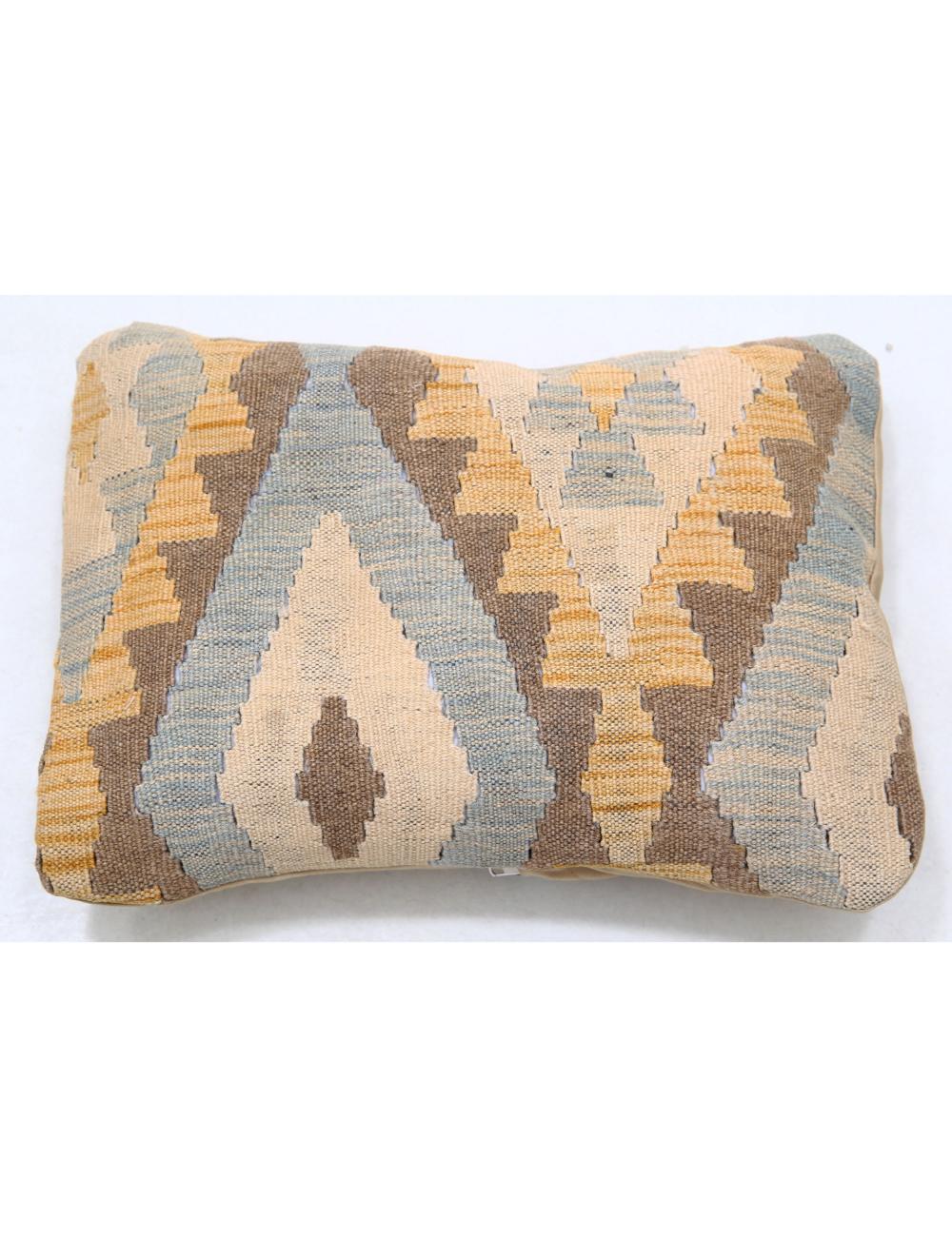 Afghan Tribal Pillow 1' 0" x 1' 5" Hand-Woven