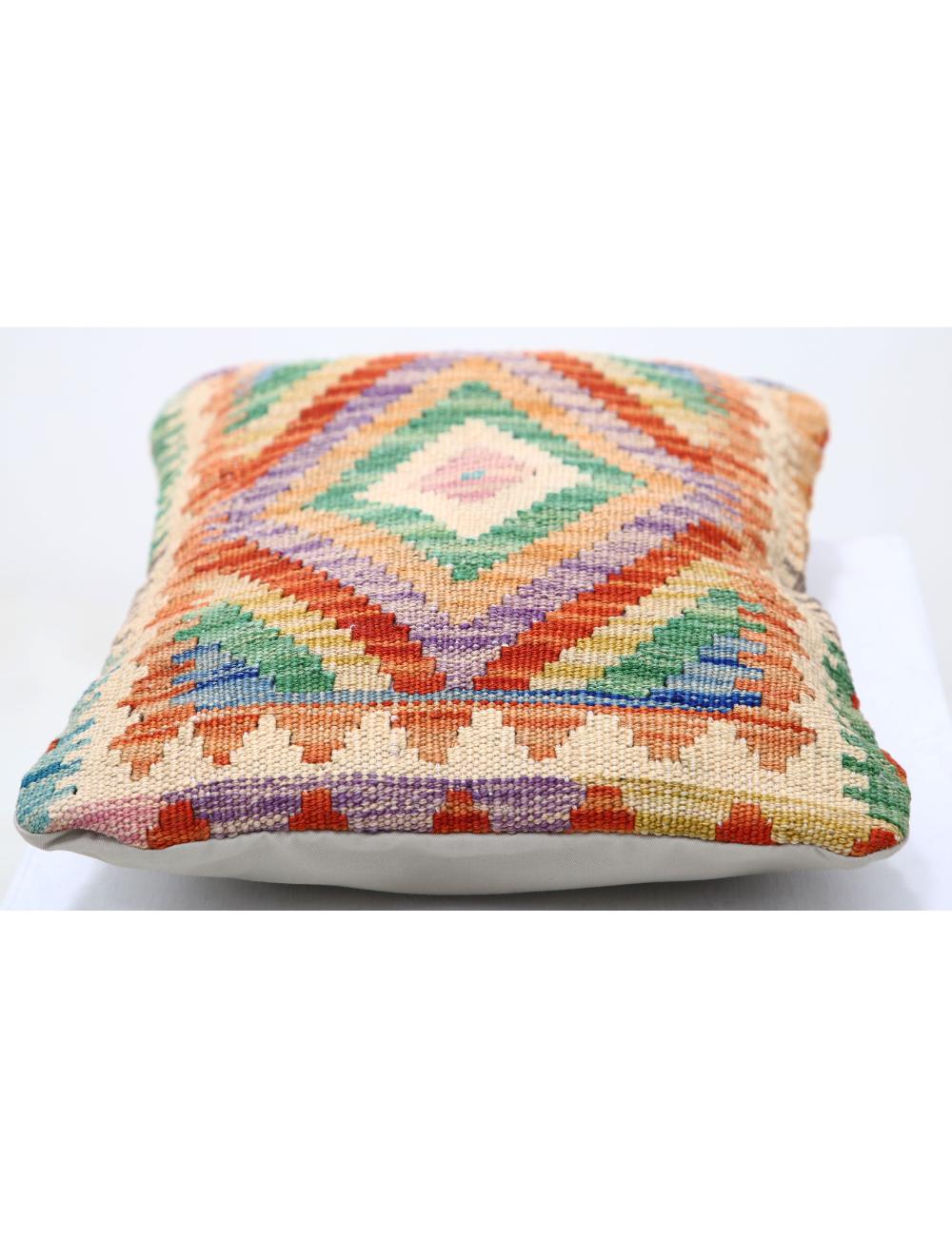 Hand Woven Tribal  Wool Pillow 1' 0" x 1' 5" - No. AT32702
