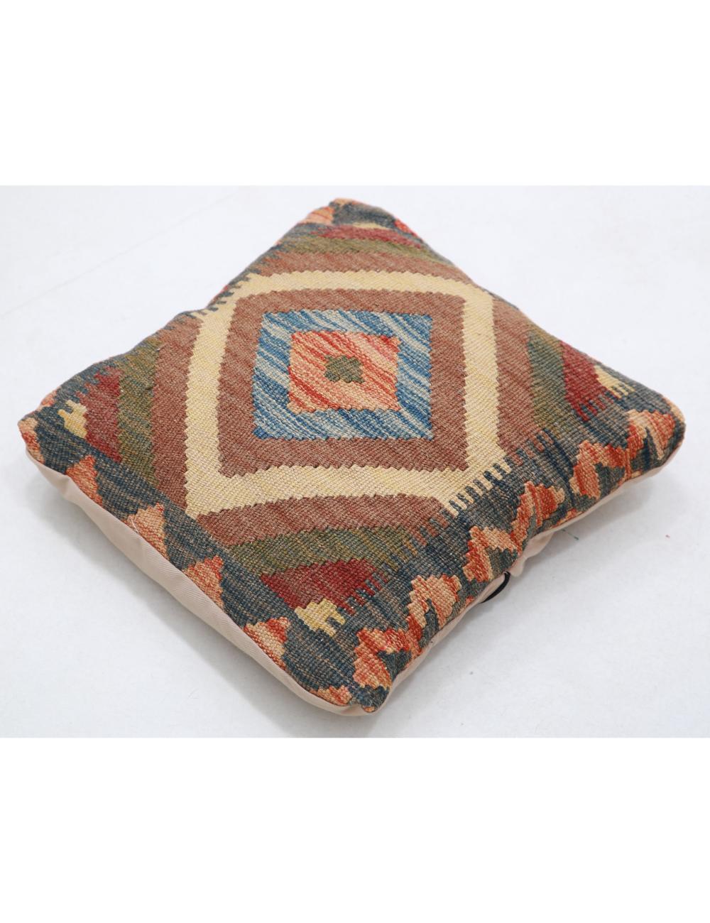 Afghan Tribal Rug 1' 5" x 1' 5" Hand-Woven view