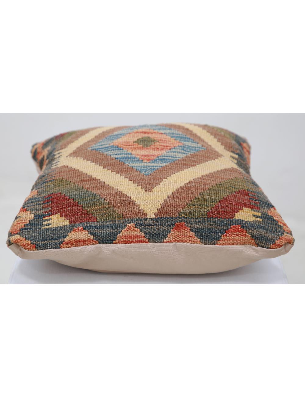 Afghan Tribal Rug 1' 5" x 1' 5" Hand-Woven detail