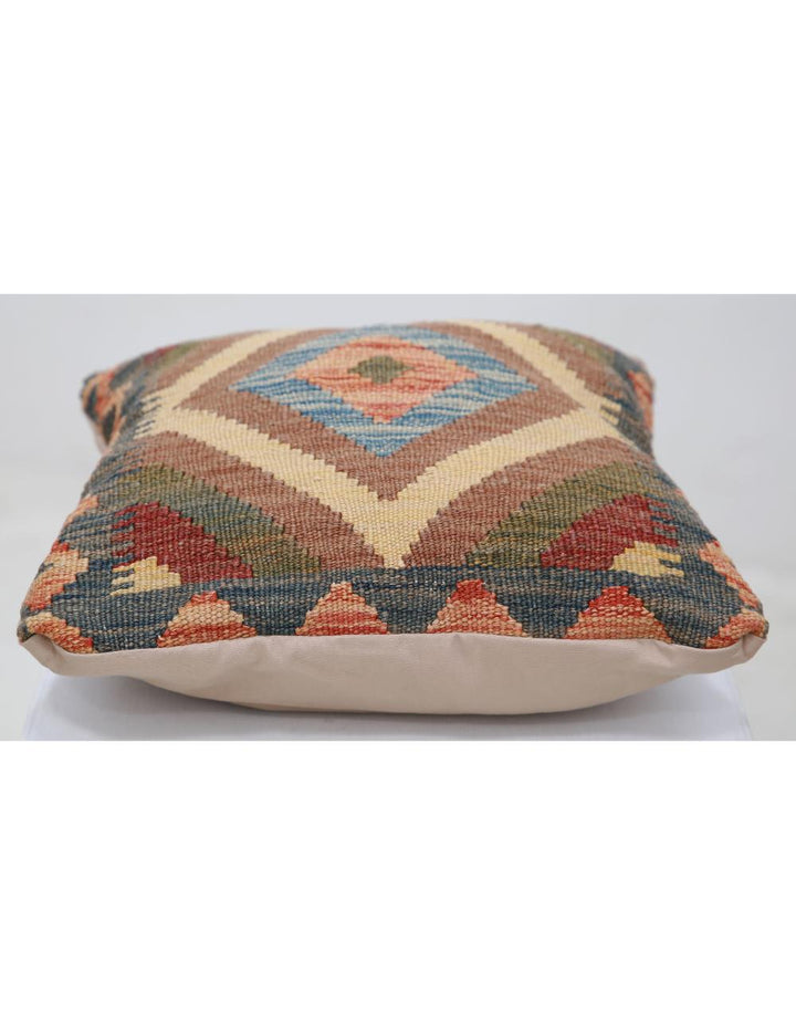 Afghan Tribal Rug 1' 5" x 1' 5" Hand-Woven detail