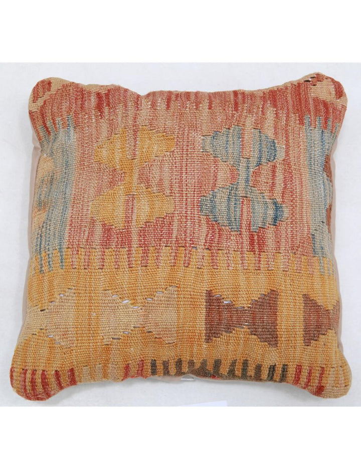 Afghan Tribal Rug 1' 5" x 1' 5" Hand-Woven