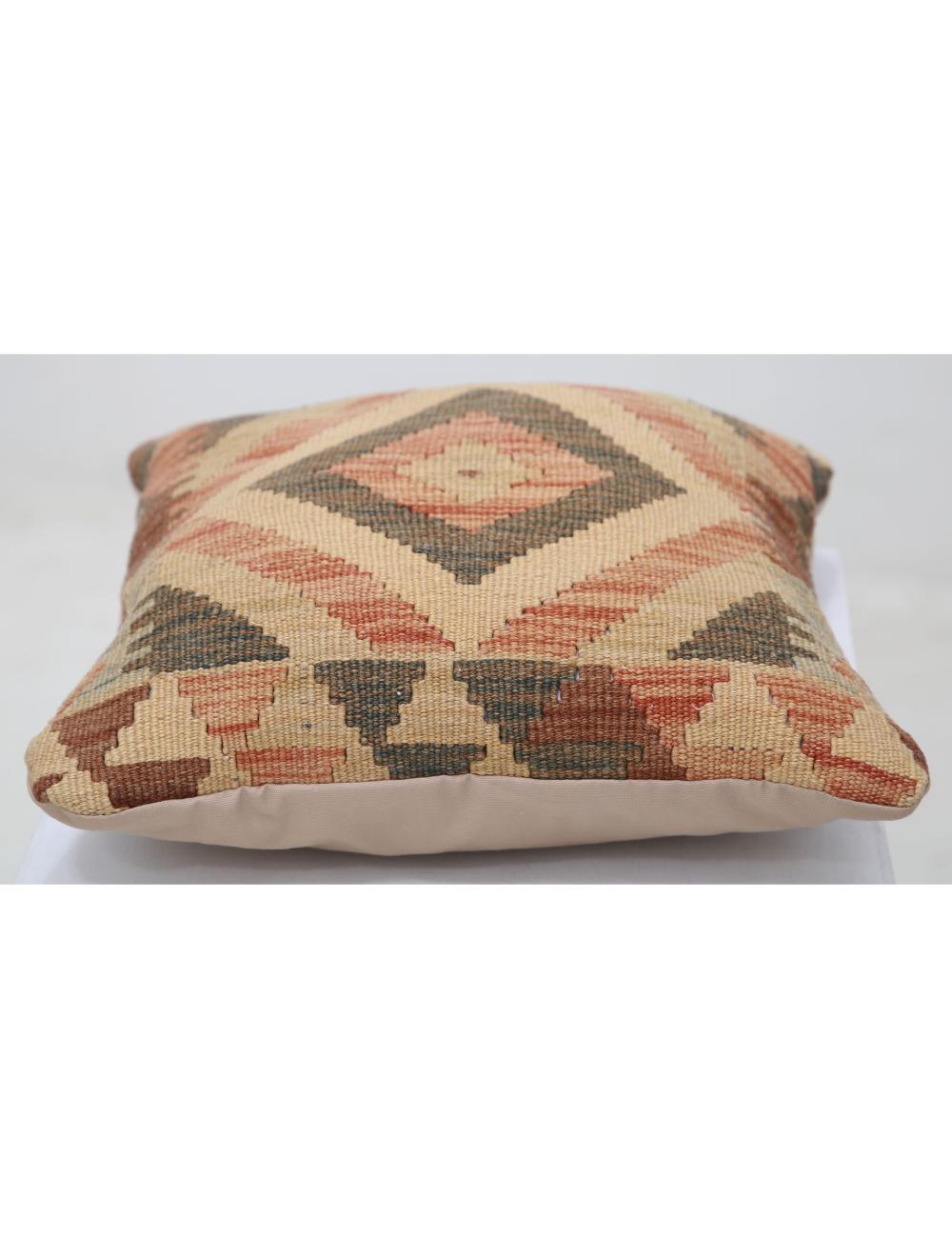 Afghan Tribal Pillow 1' 5" x 1' 5" Hand-Woven view