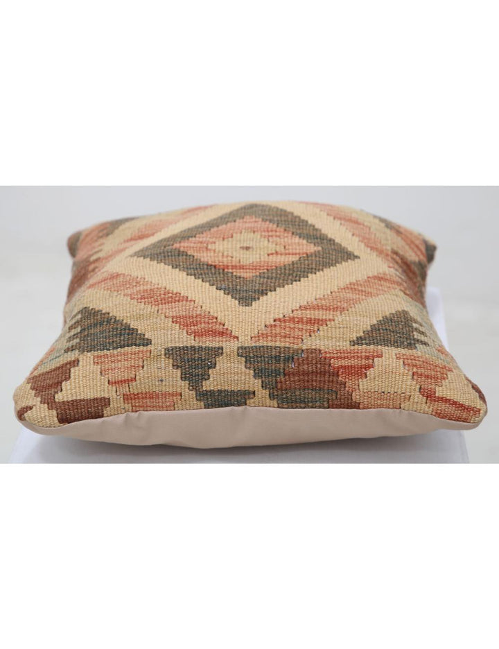 Afghan Tribal Pillow 1' 5" x 1' 5" Hand-Woven view