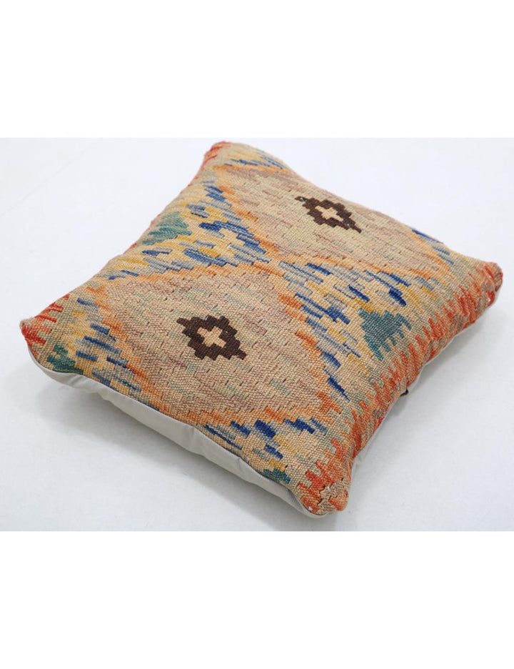 Afghan Tribal Rug 1' 5" x 1' 5" Hand-Woven view