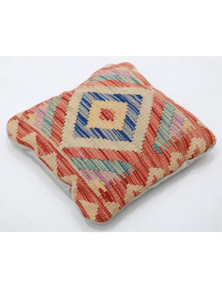 Afghan Tribal Pillow 1' 5" x 1' 5" Hand-Woven view