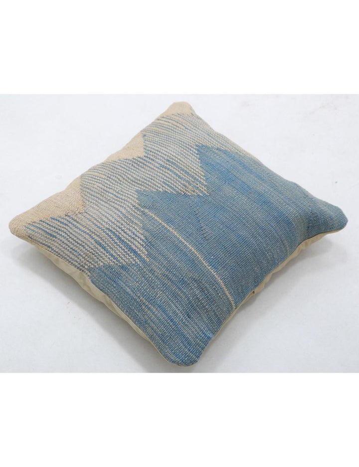Afghan Tribal Pillow 1' 5" x 1' 5" Hand-Woven detail