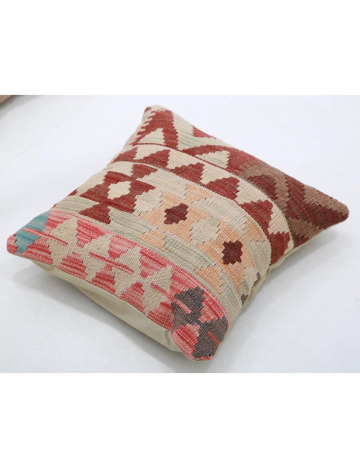 Afghan Tribal Pillow 1' 5" x 1' 5" Hand-Woven view
