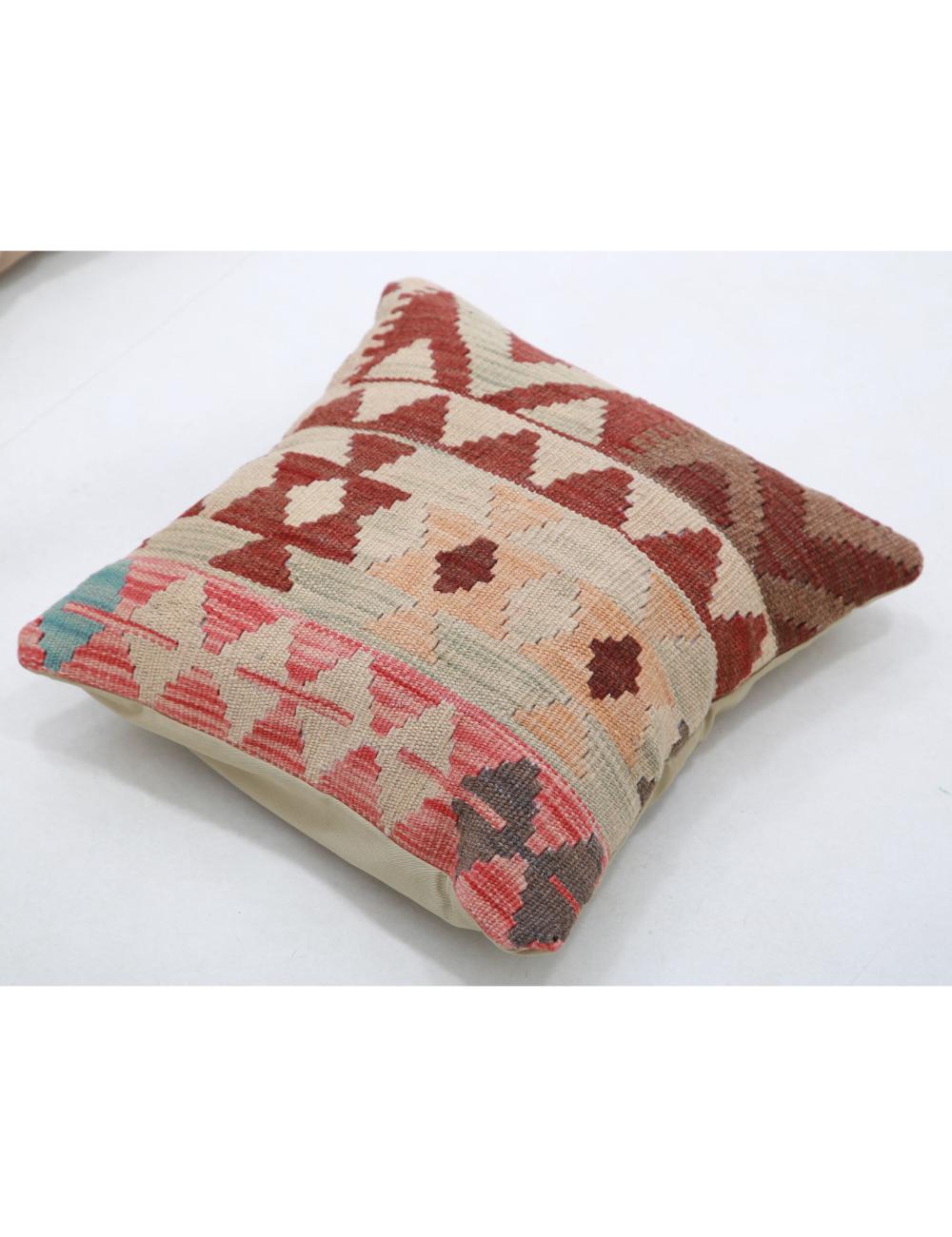 Afghan Tribal Pillow 1' 5" x 1' 5" Hand-Woven view