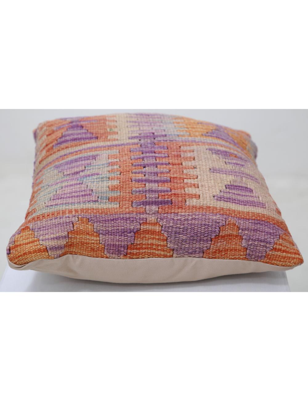 Afghan Tribal Pillow 1' 5" x 1' 5" Hand-Woven view