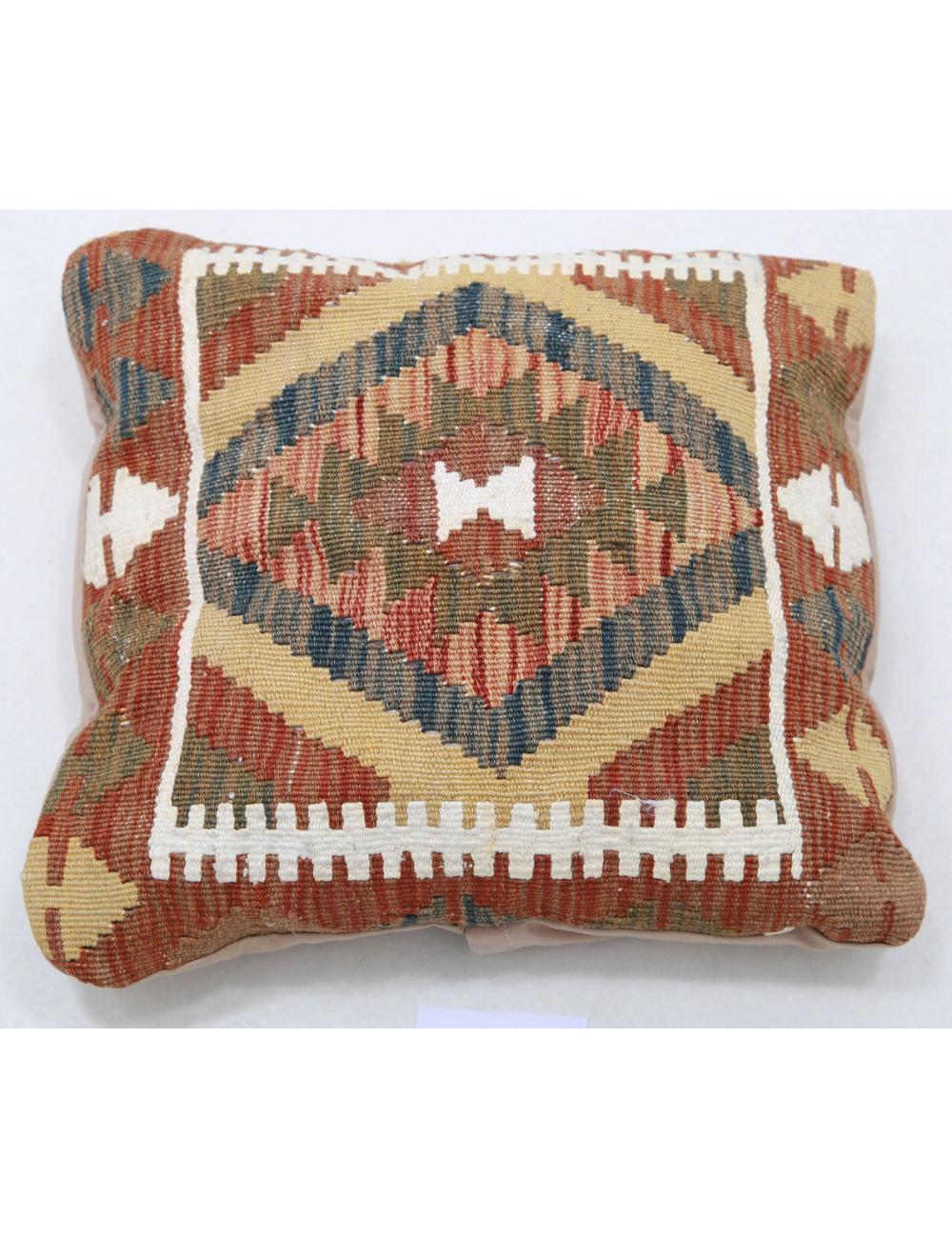 Afghan Tribal Rug 1' 5" x 1' 5" Hand-Woven