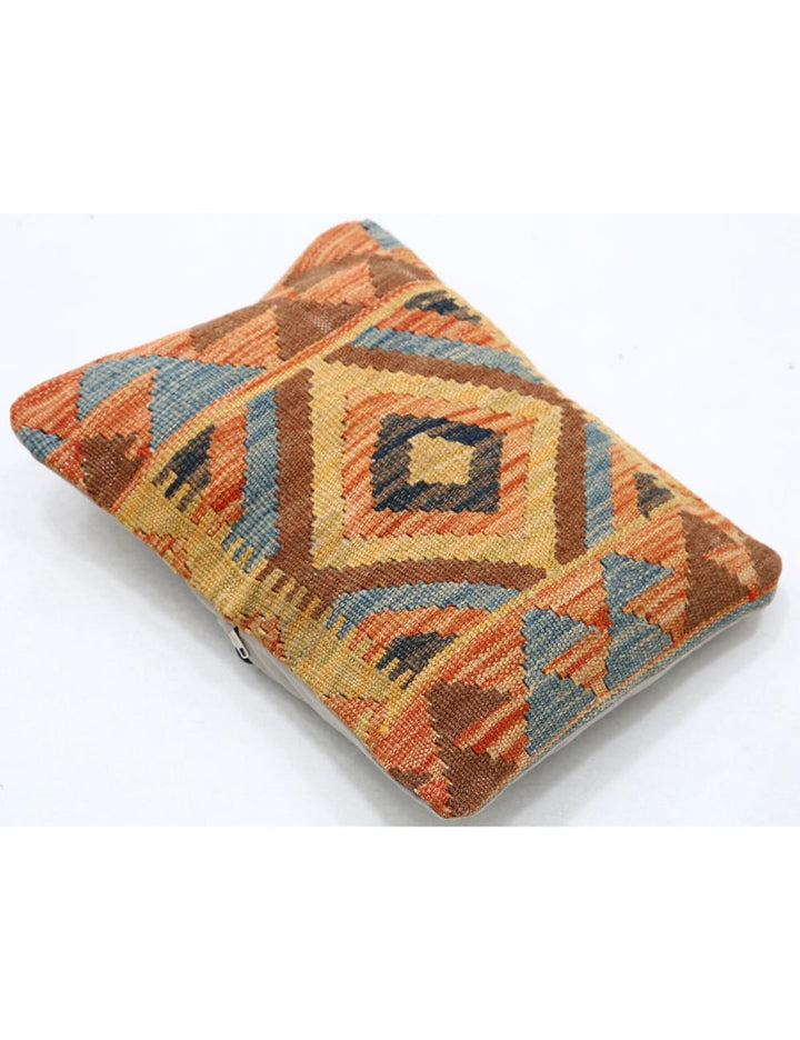 Hand Woven Tribal  Wool Pillow 1' 0" x 1' 5" - No. AT21085