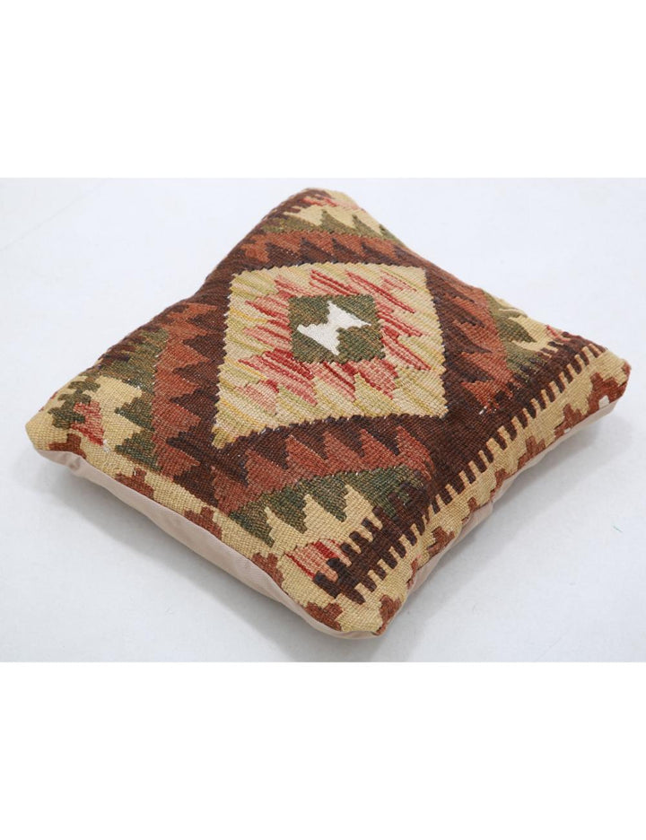 Afghan Tribal Pillow 1' 0" x 1' 0" Hand-Woven view