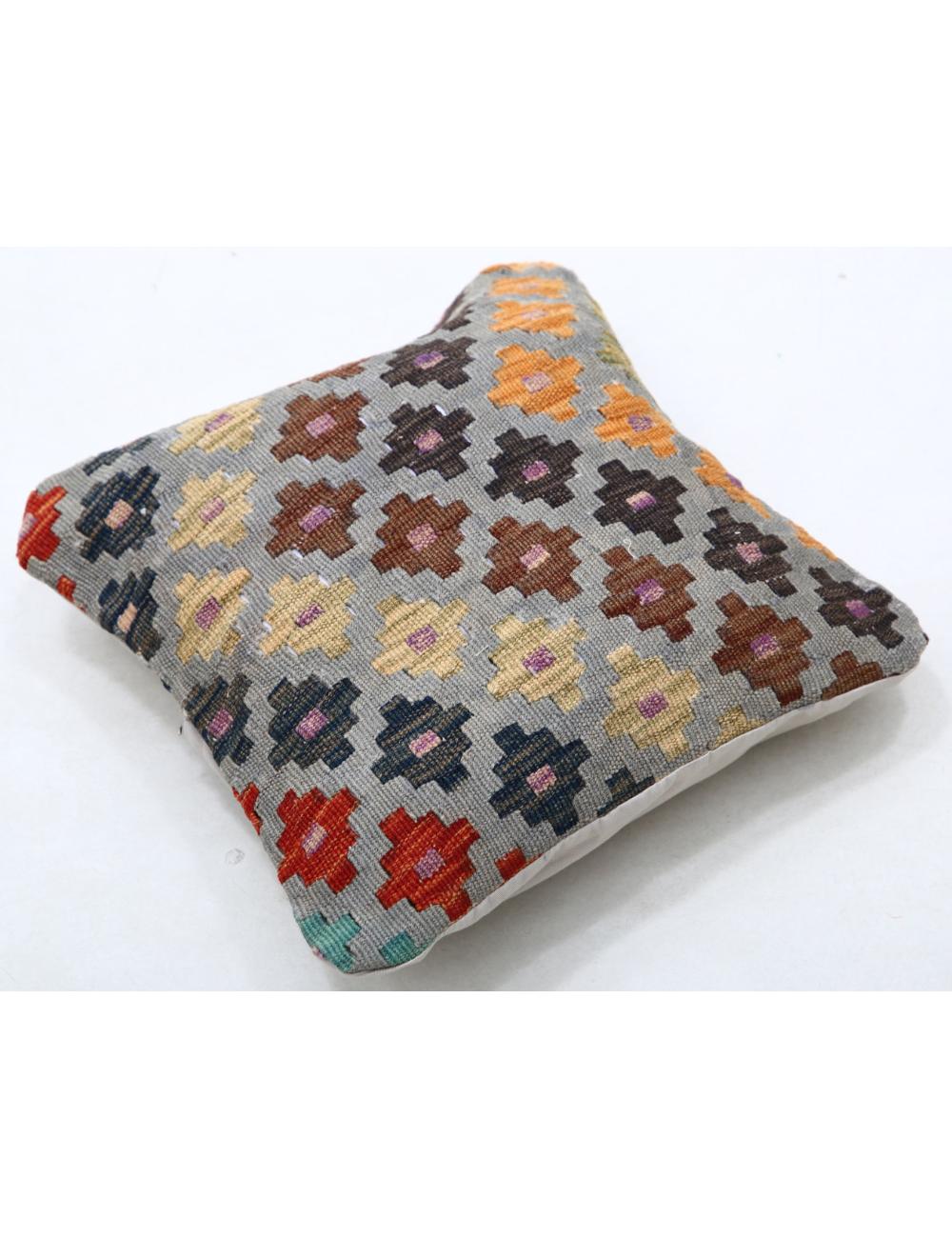 Afghan Tribal Pillow 1' 5" x 1' 5" Hand-Woven view