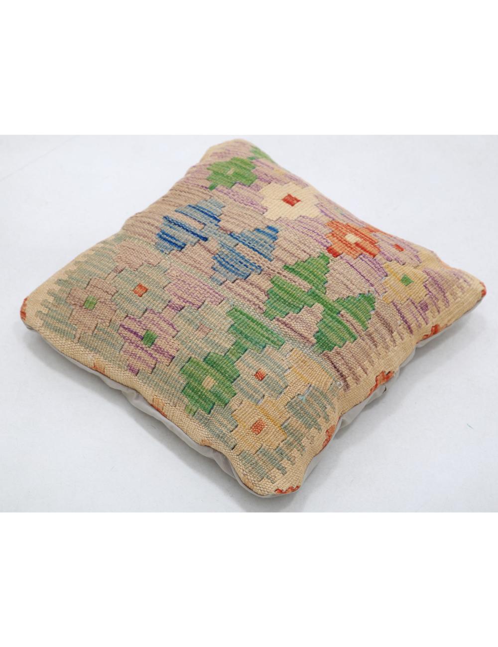 Afghan Tribal Pillow 1' 0" x 1' 0" Hand-Woven view