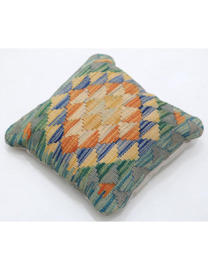 Afghan Tribal Pillow 1' 5" x 1' 5" Hand-Woven view