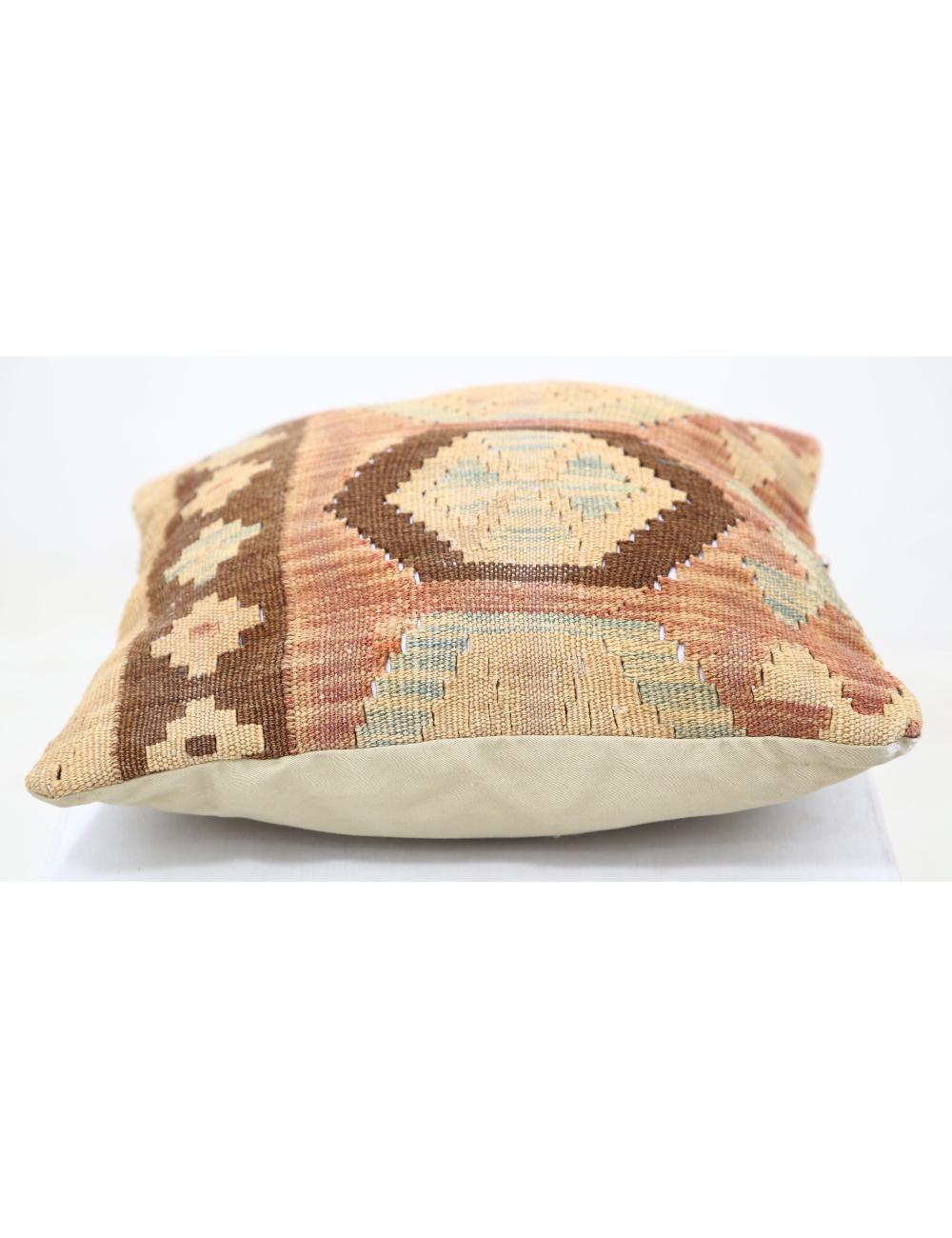 Afghan Tribal Pillow 1' 5" x 1' 5" Hand-Woven view