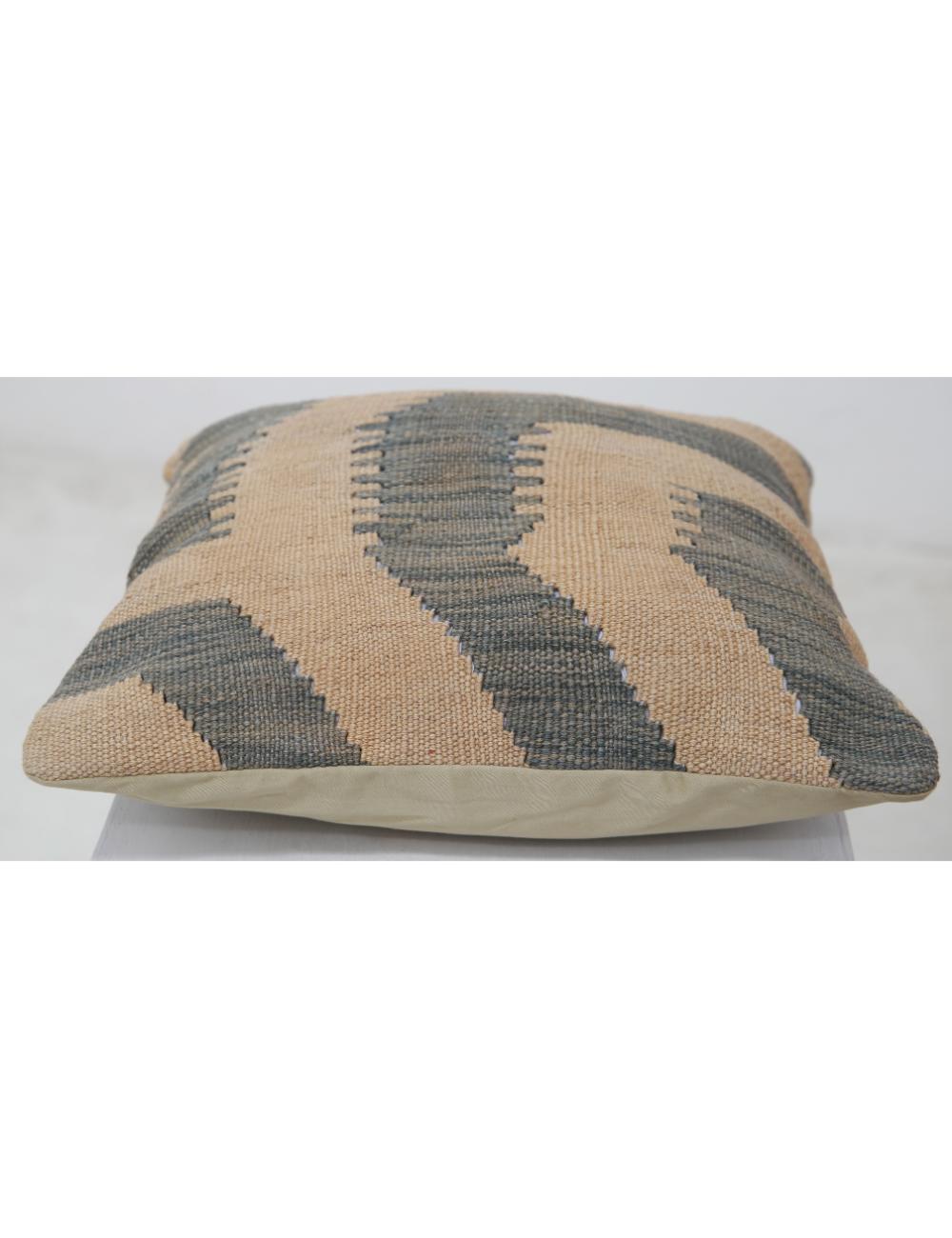 Hand Woven Tribal  Wool Pillow 1' 5" x 1' 5" - No. AT37463