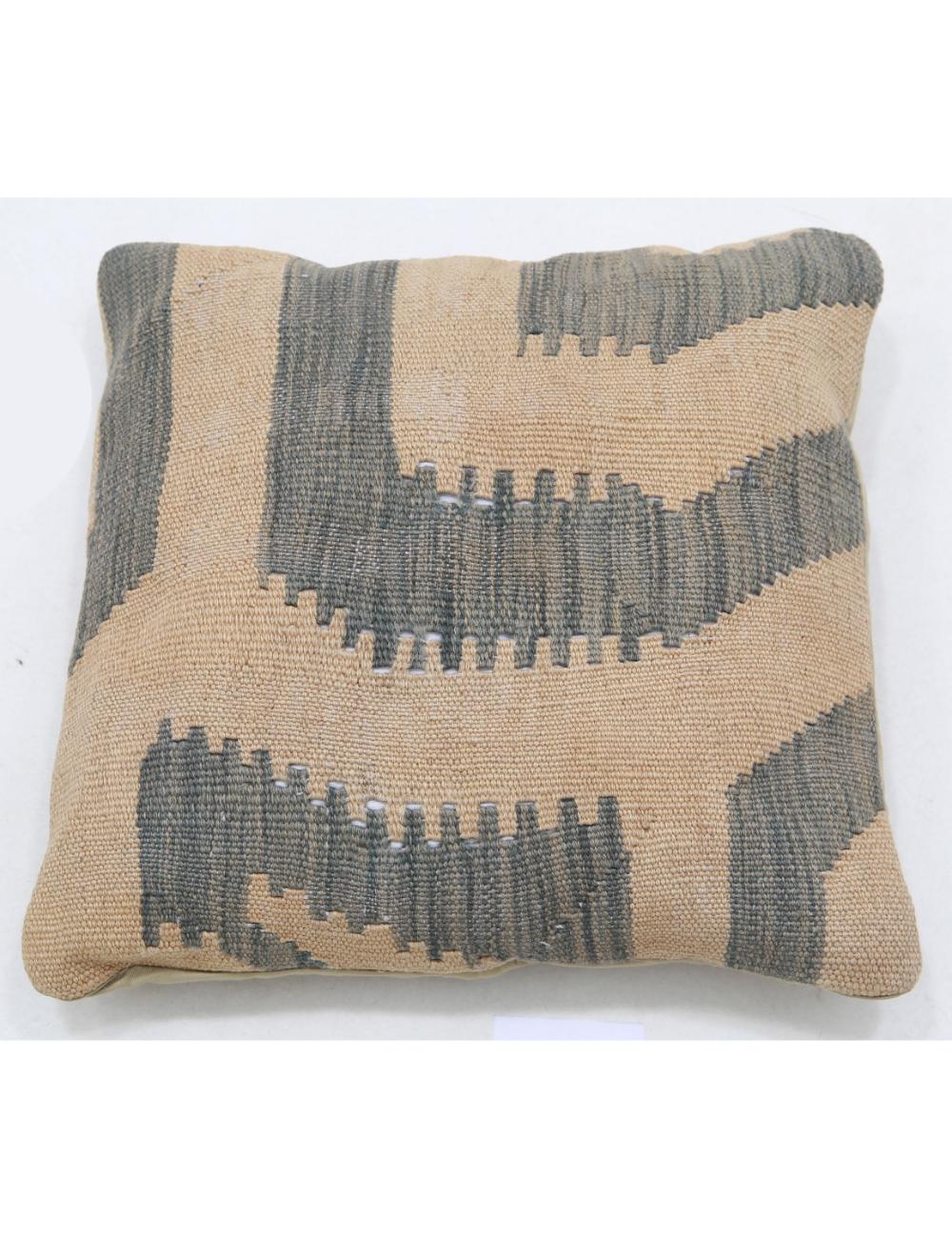 Hand Woven Tribal  Wool Pillow 1' 5" x 1' 5" - No. AT37463