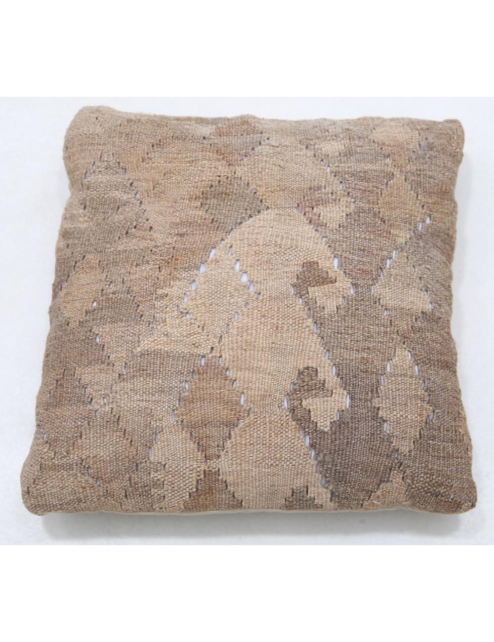 Afghan Tribal Pillow 1' 5" x 1' 5" Hand-Woven