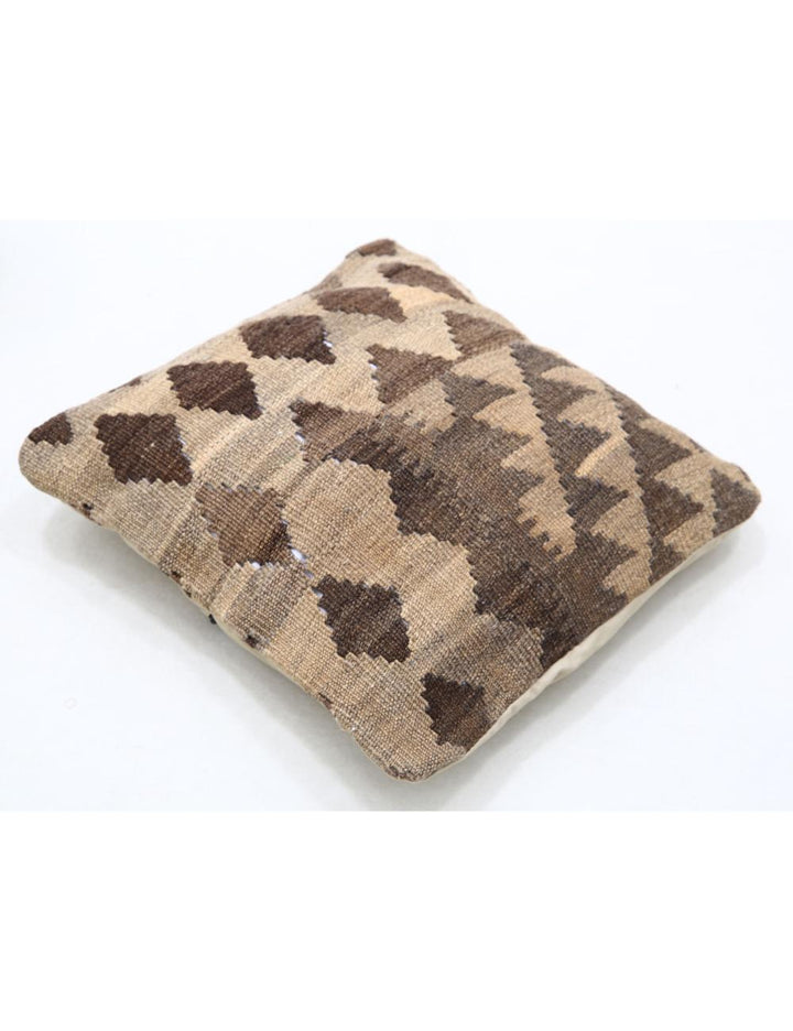 Afghan Tribal Pillow 1' 5" x 1' 5" Hand-Woven view