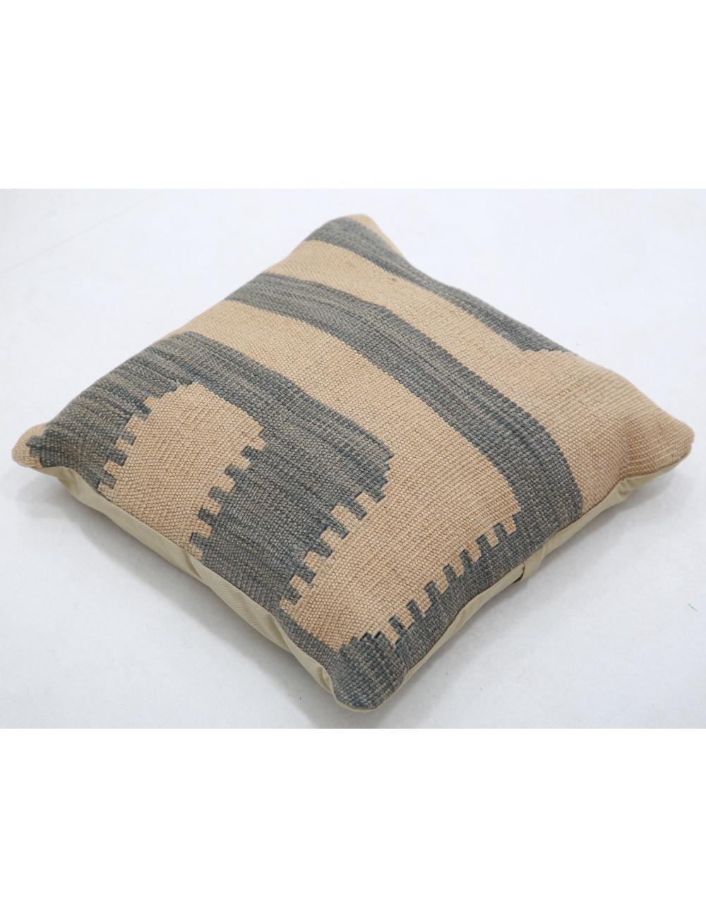 Hand Woven Tribal  Wool Pillow 1' 5" x 1' 5" - No. AT96673