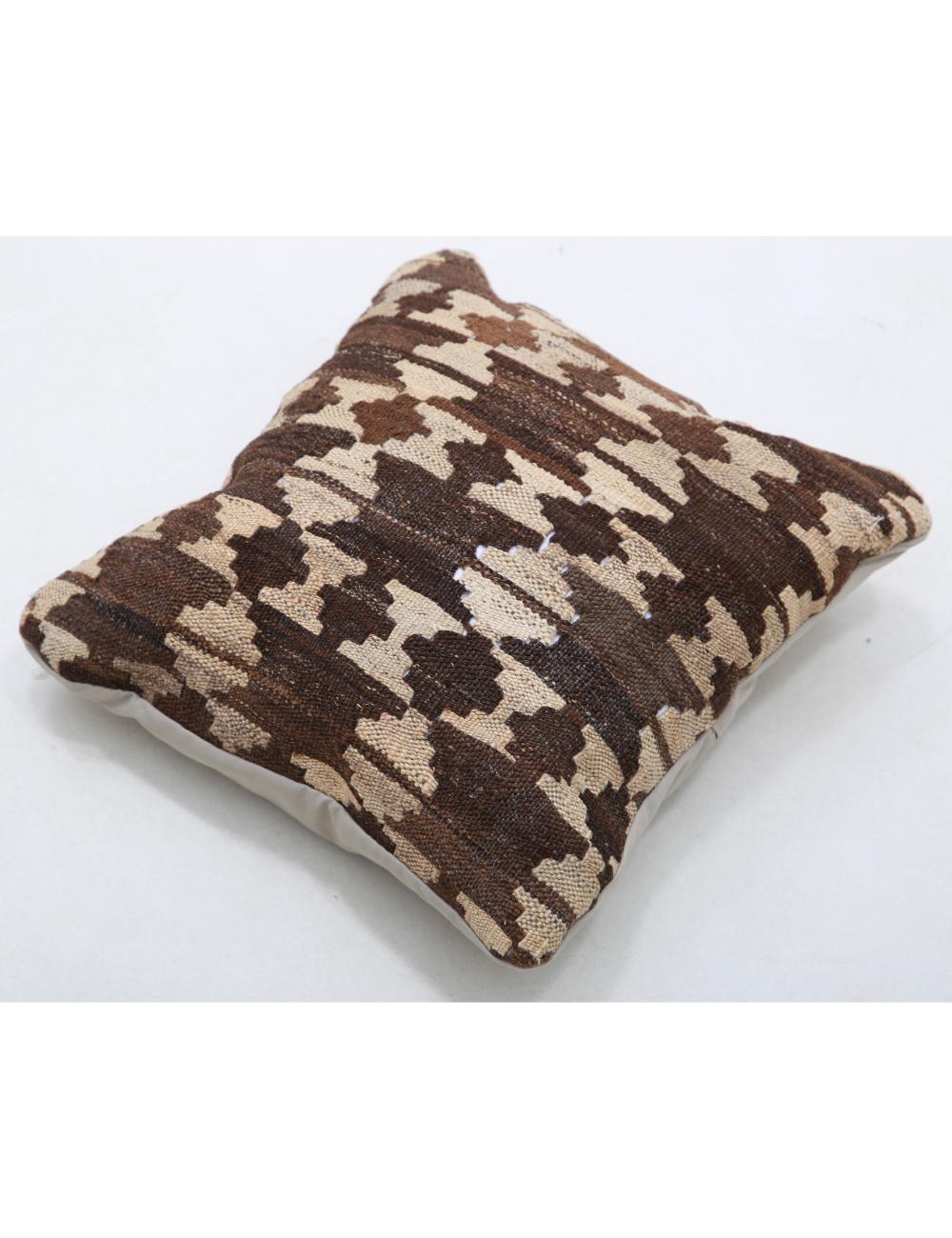 Hand Woven Tribal  Wool Pillow 1' 5" x 1' 5" - No. AT12662