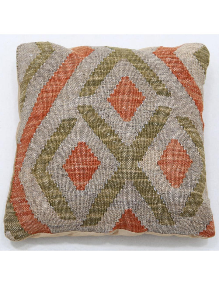 Afghan Tribal Rug 1' 5" x 1' 5" Hand-Woven