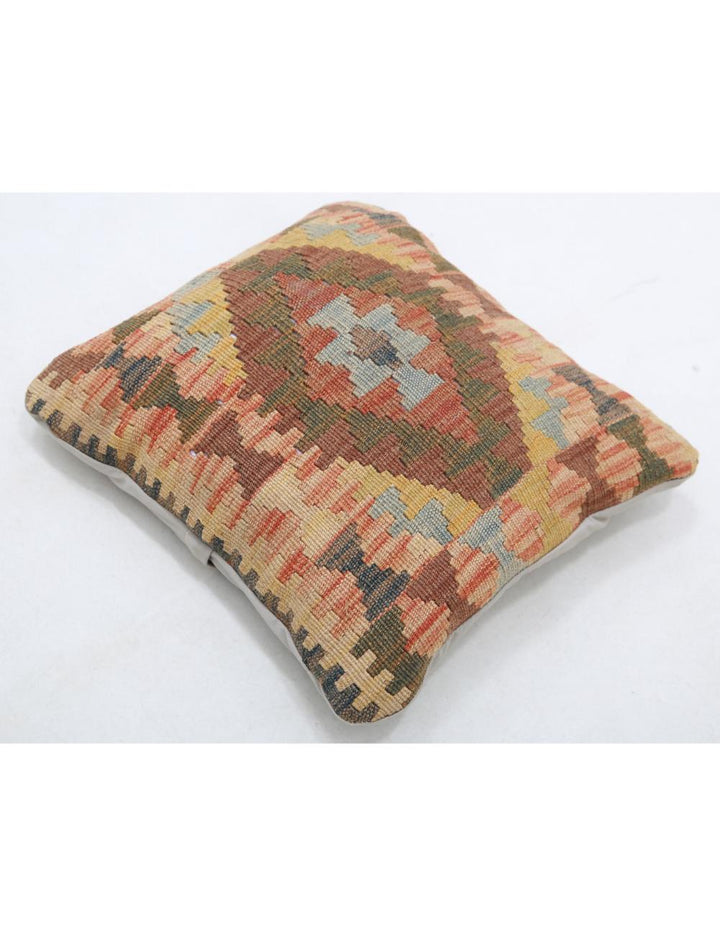 Afghan Tribal Rug 1' 5" x 1' 5" Hand-Woven view