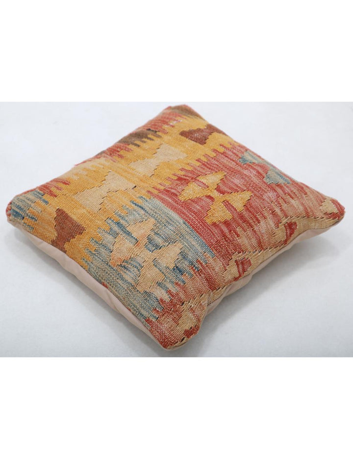 Afghan Tribal Pillow 1' 5" x 1' 5" Hand-Woven view