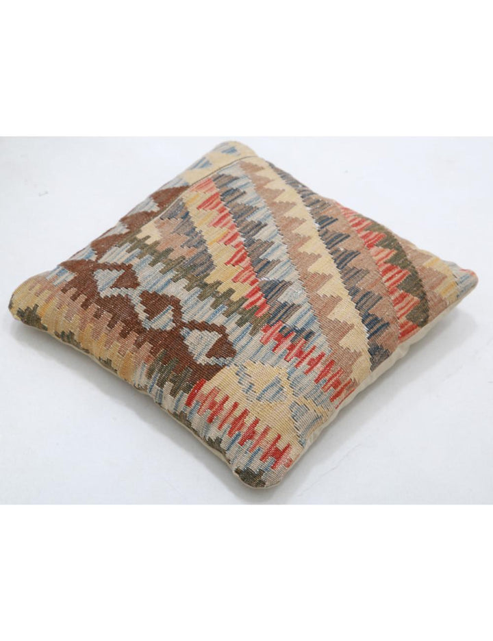 Afghan Tribal Pillow 1' 5" x 1' 5" Hand-Woven view