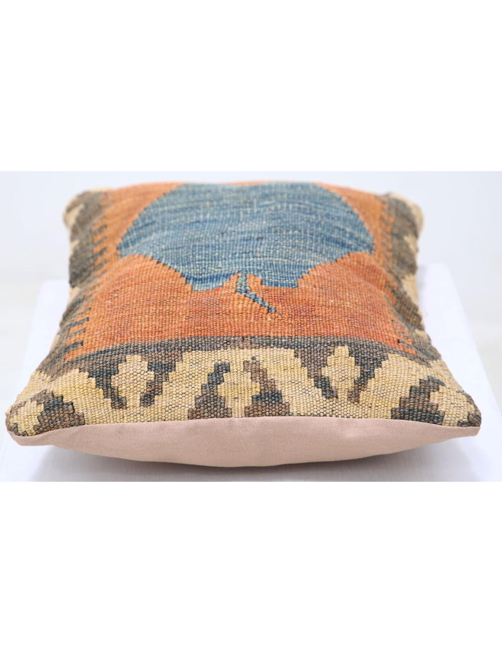 Afghan Tribal Pillow 1' 0" x 1' 5" Hand-Woven detail