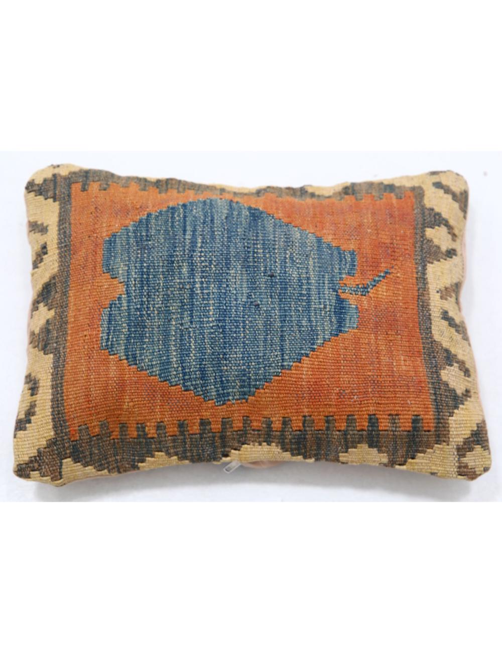 Afghan Tribal Pillow 1' 0" x 1' 5" Hand-Woven