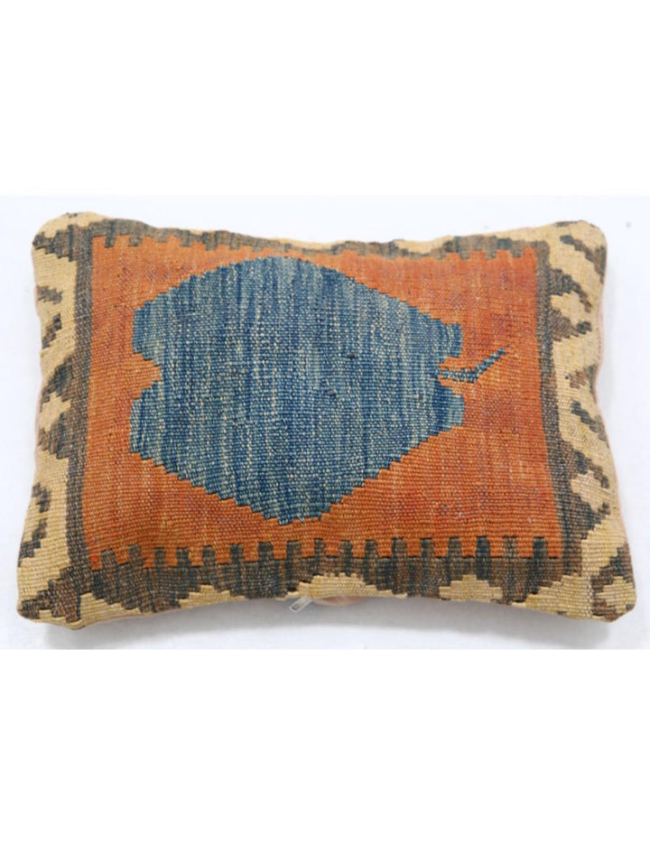 Afghan Tribal Pillow 1' 0" x 1' 5" Hand-Woven