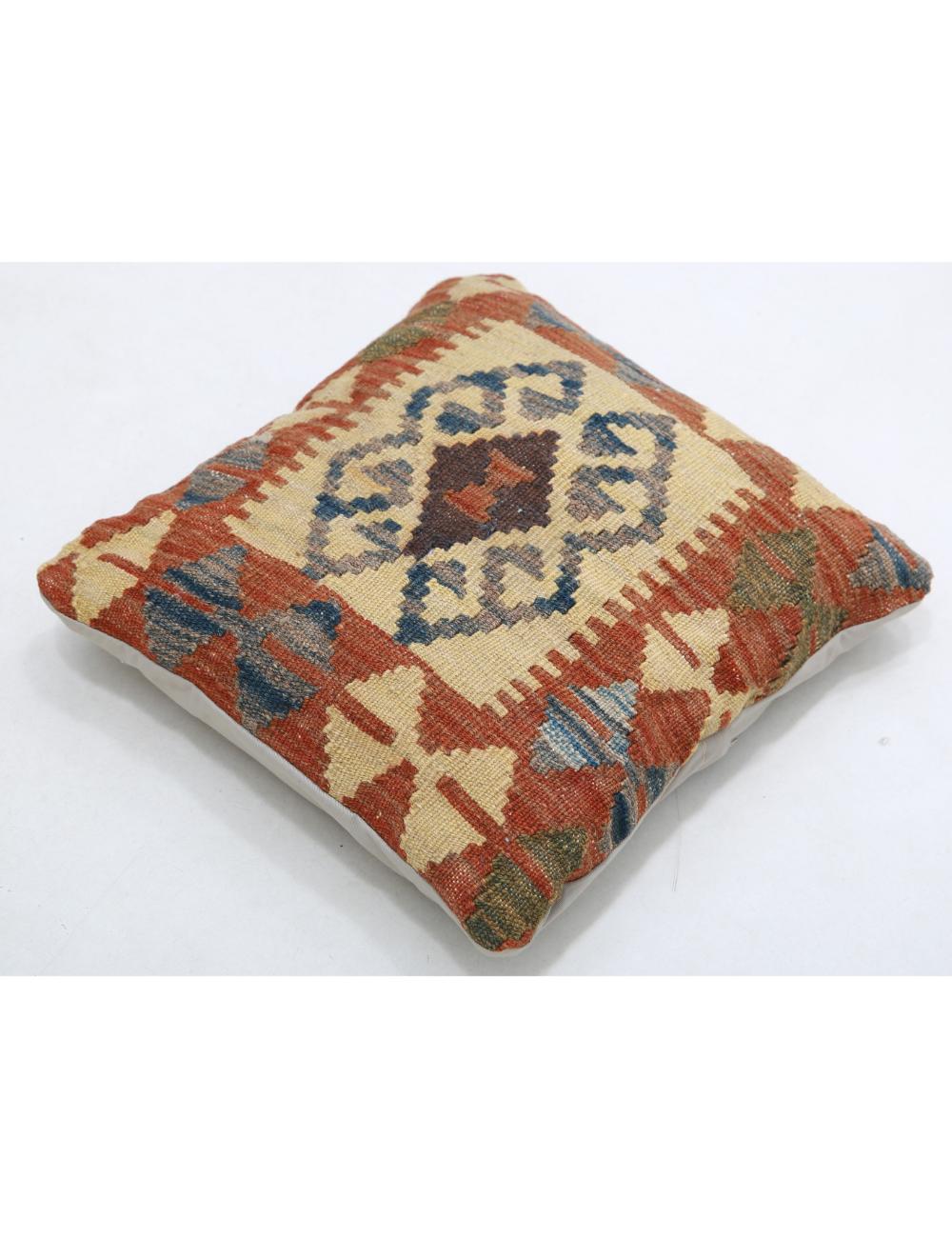 Afghan Tribal Pillow 1' 5" x 1' 5" Hand-Woven view