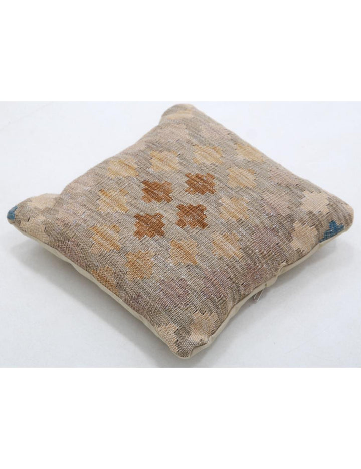 Afghan Tribal Pillow 1' 5" x 1' 5" Hand-Woven view